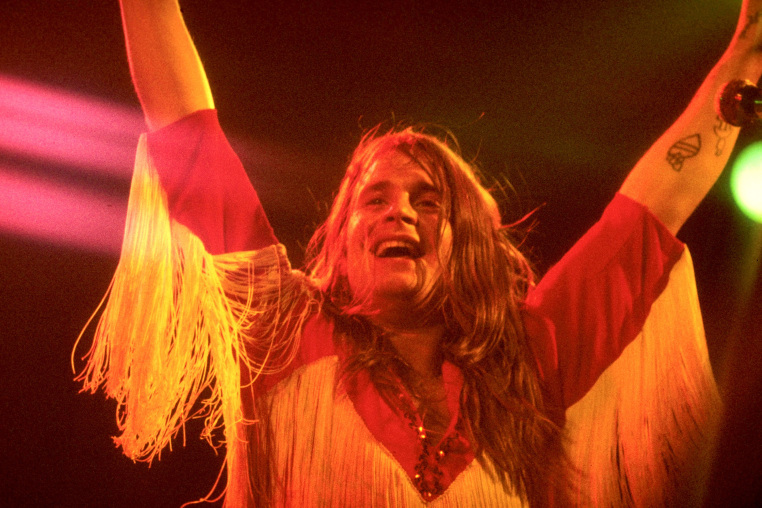 Ozzy Osbourne of Black Sabbath. 